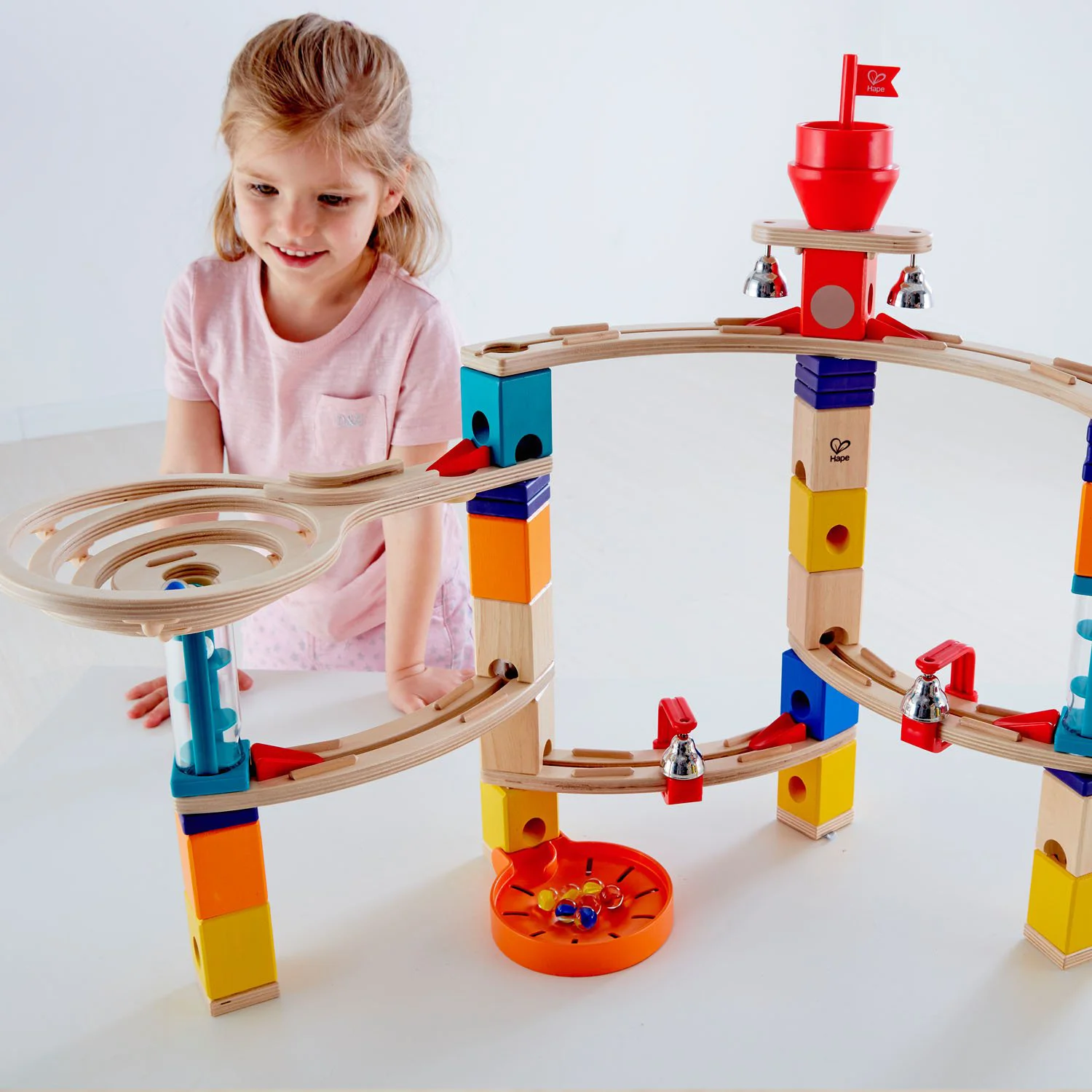 Set de constructie Hape Evadarea din castel, 52 piese foto