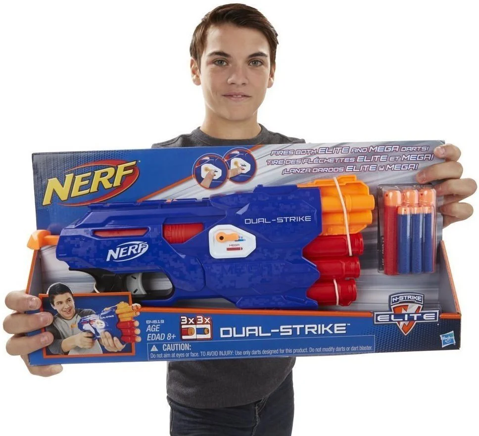 Игрушечное оружие Blaster N-Strike Elite Dual-Strike Nerf Hasbro foto