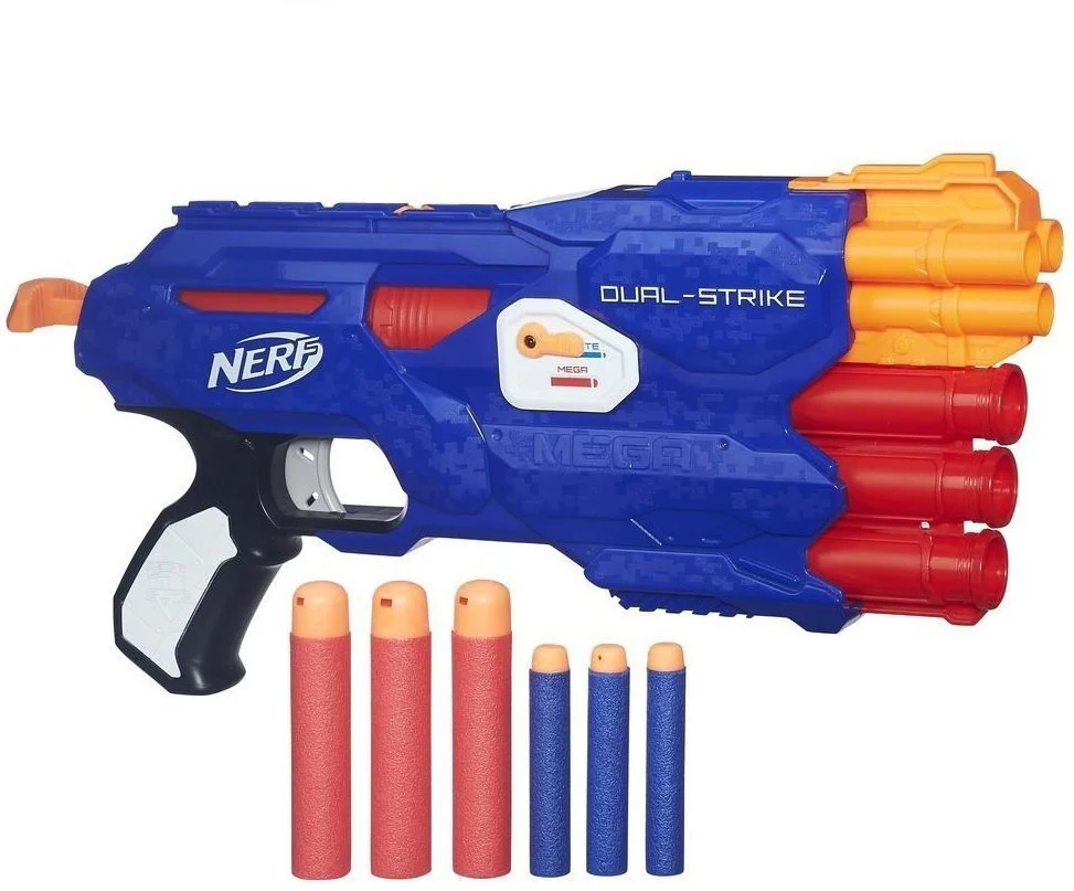 Arma de jucarie Blaster N-Strike Elite Dual-Strike Nerf Hasbro foto