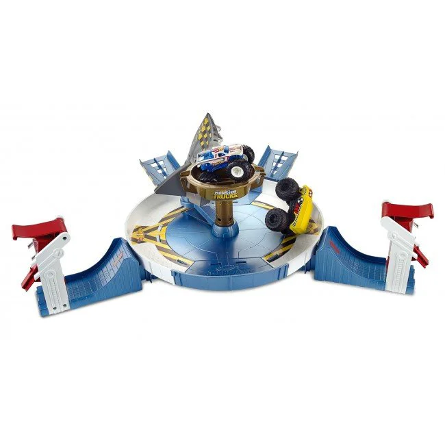 Set de joaca Hot Wheels "Monster Trucks Mecha Shark Face-off " foto