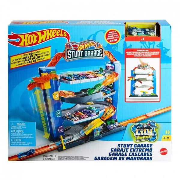 Set de joaca Hot Wheels "Stunt Garage"