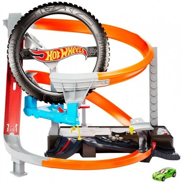 Set de joaca Hot Wheels "Hyper Boost Tire Shop" foto