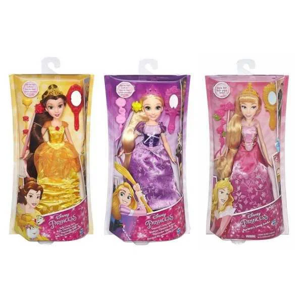 Papusa Printesa cu par lung Disney Princess Hasbro, sortiment