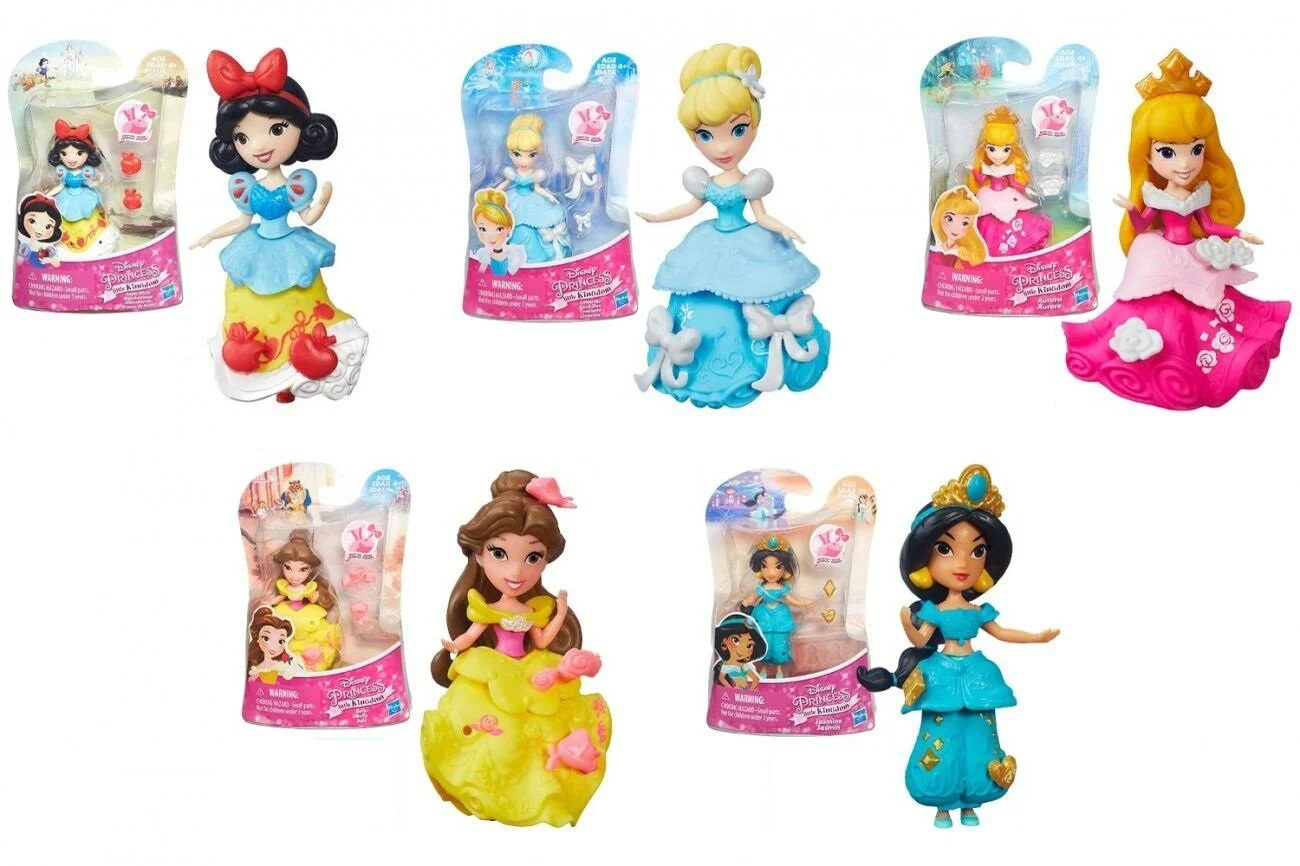 Papusa Printesa mica Disney Princess Hasbro, 6.5 cm, sortiment