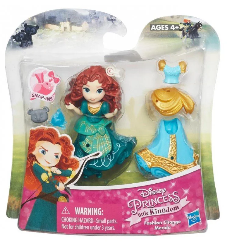 Set papusa cu accesorii Printesa mica Disney Princess Hasbro, 7.5 cm, sortiment