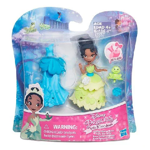 Set papusa cu accesorii Printesa mica Disney Princess Hasbro, 7.5 cm, sortiment