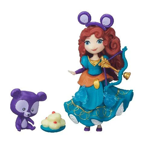 Set papusa si prietenul ei Printesa mica Disney Princess Hasbro, 7.5 cm, sortiment