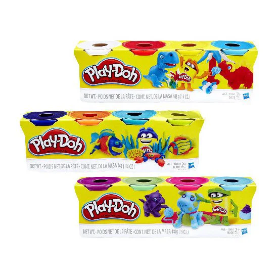 Set plastilina Culori Clasice Hasbro Play-Doh, 4 cutii, sortiment foto