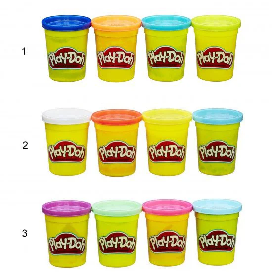 Set plastilina Culori Clasice Hasbro Play-Doh, 4 cutii, sortiment foto