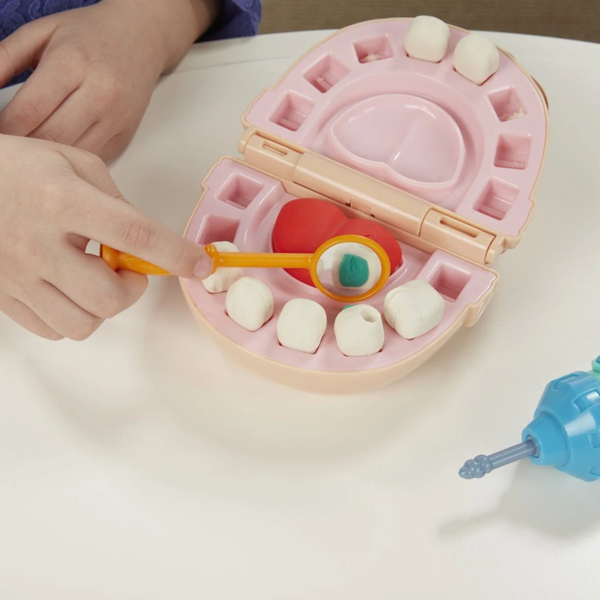 Joc educativ cu plastilina "Doctor Drill&Fill" Hasbro Play-Doh, 5 cutii si accesorii foto