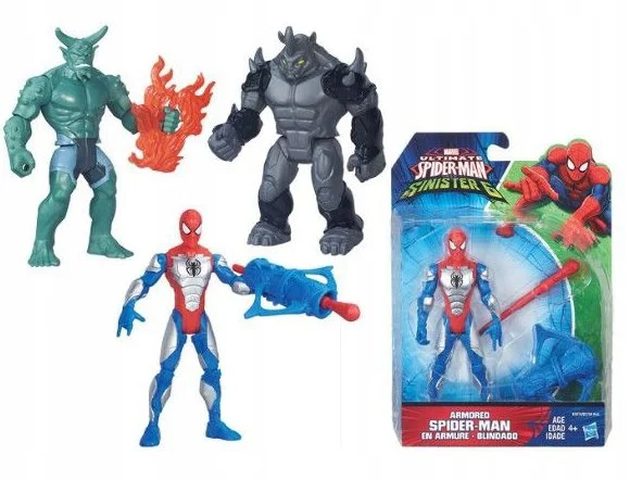 Set figurina si accesorii Eroii preferati Sinister 6 Ultimate Spider-Man Hasbro, 15 cm, sortiment