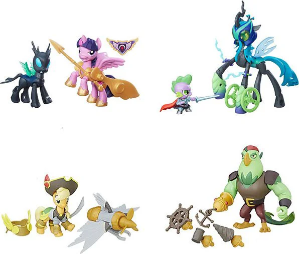 Set figurina si accesorii Binele VS. Raul My Little Pony Hasbro, sortiment