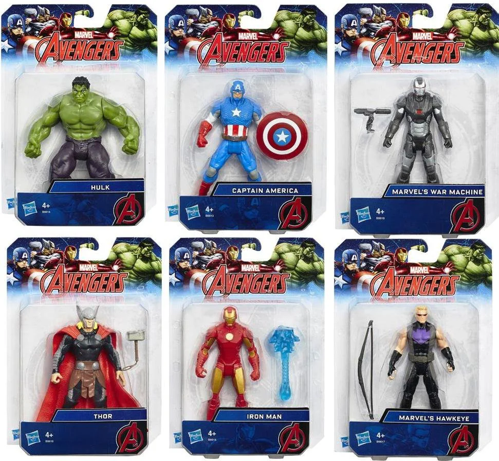 Set figurina si accesorii Avengers All Star Marvel Hasbro, 9.5 cm, sortiment foto