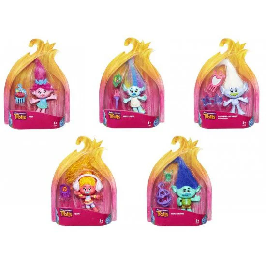 Набор Коллекционные фигурки Тролли с аксессуарами Dream Works Hasbro, 10 см, ассортимент foto