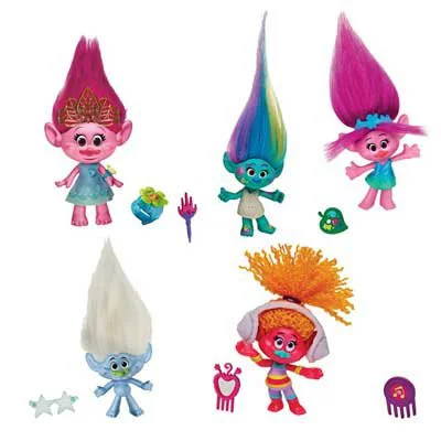 Набор Коллекционные фигурки Тролли с аксессуарами Dream Works Hasbro, 10 см, ассортимент foto