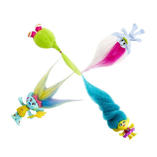 Набор 4 фигурок и аксессуары Trolls Dream Works Hasbro, 10 см, ассортимент