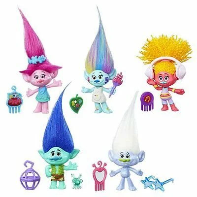 Set figurine si accesorii Trolls Dream Works Hasbro, 22 cm, sortiment