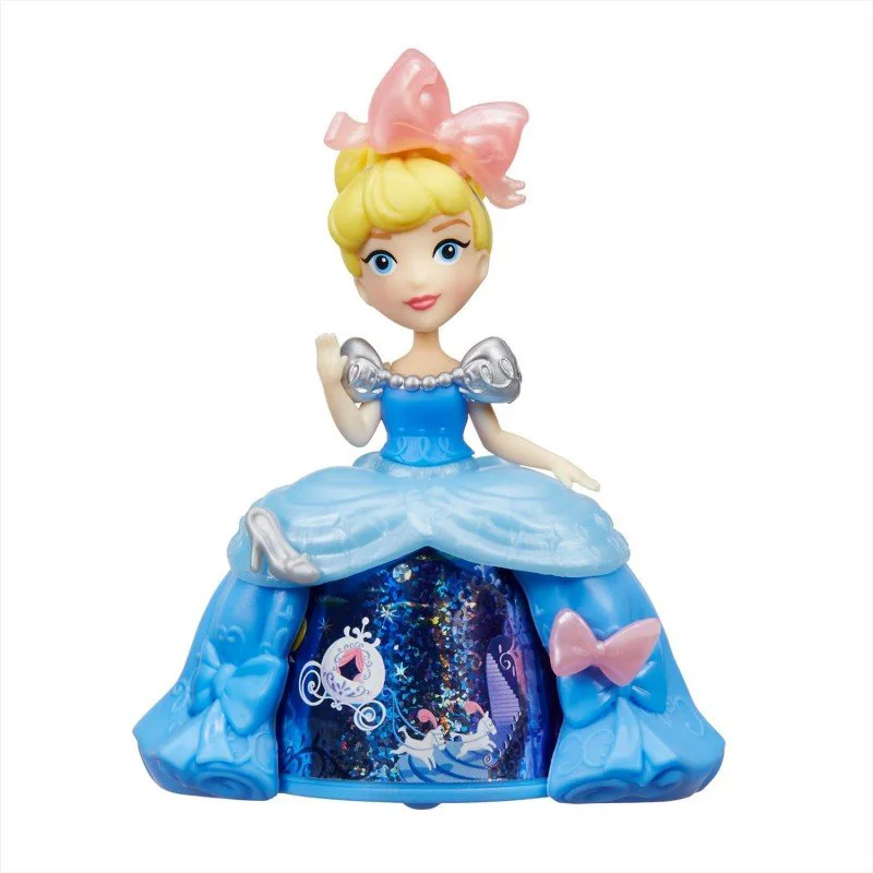 Mini papusa cu rochie magica Disney Princess Hasbro, 7.5 cm, sortiment