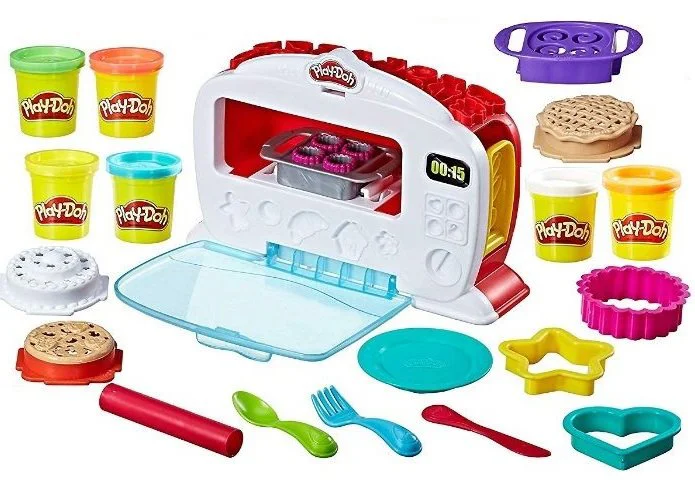 Set plastilina Cuptorul magic delicios Hasbro Play-Doh, 6 cutii si accesorii foto