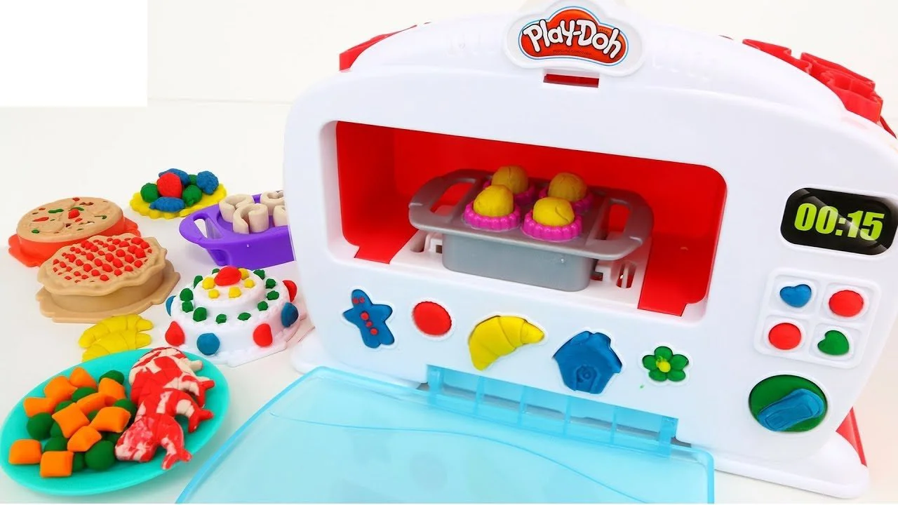 Set plastilina Cuptorul magic delicios Hasbro Play-Doh, 6 cutii si accesorii foto