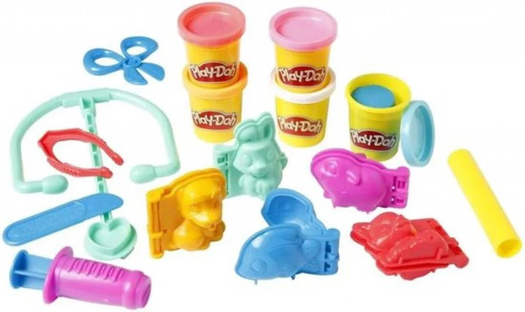 Set plastilina Micul Veterinar Hasbro Play-Doh, 5 cutii si accesorii foto