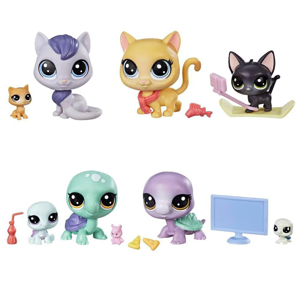 Set de joaca Familia animalelor vesele Littlest Pet Shop Hasbro, sortiment