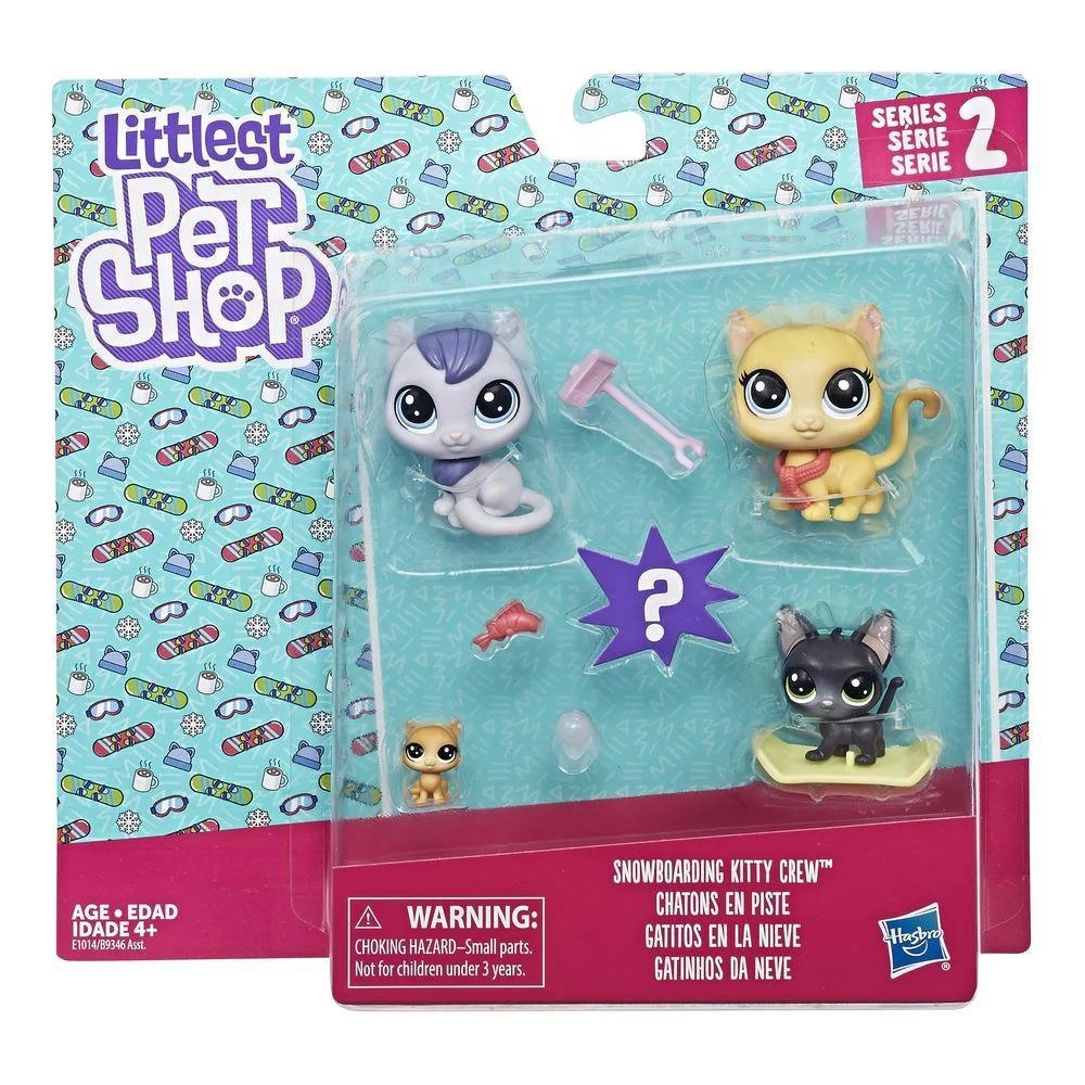 Set de joaca Familia animalelor vesele Littlest Pet Shop Hasbro, sortiment