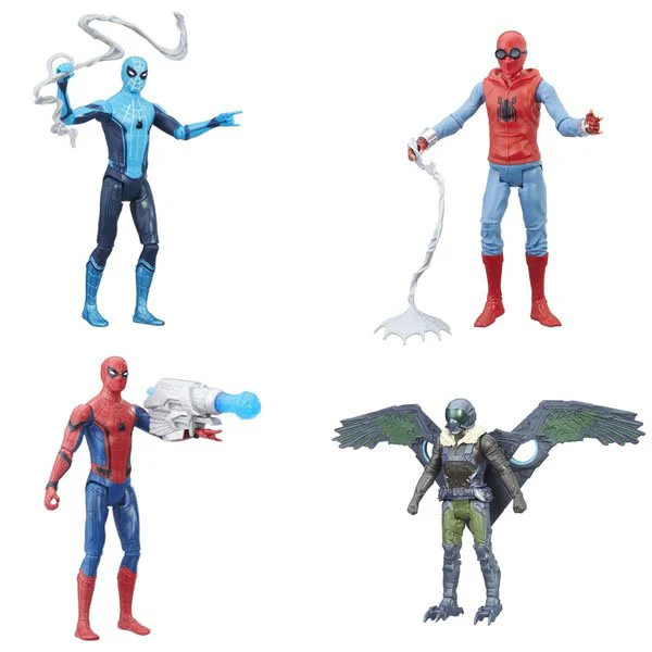 Set figurine si accesorii Super-eroii Spider-Man Homecoming Hasbro, 15 cm, sortiment