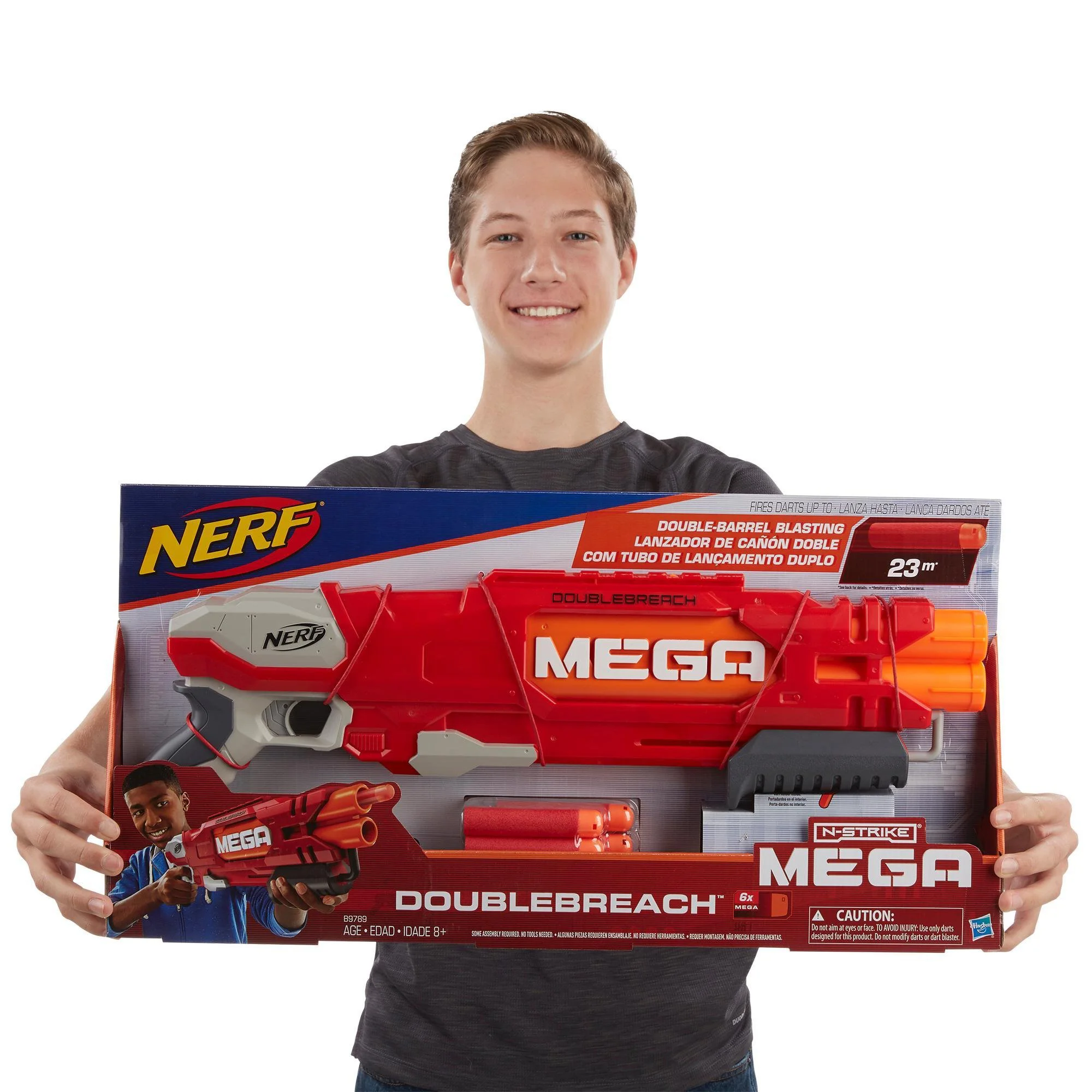 Игрушечное оружие Blaster Mega Doublebreach Nerf Hasbro foto