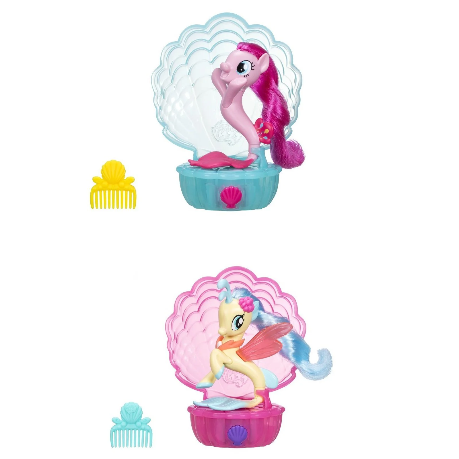 Figurina cu sunet Ponei-sirena in scoica My Little Pony Hasbro, 8 cm, sortiment