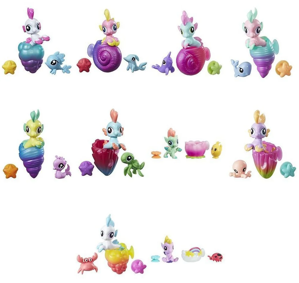 Set figurina si accesorii Ponei sirena My Little Pony Hasbro, 4 cm, sortiment