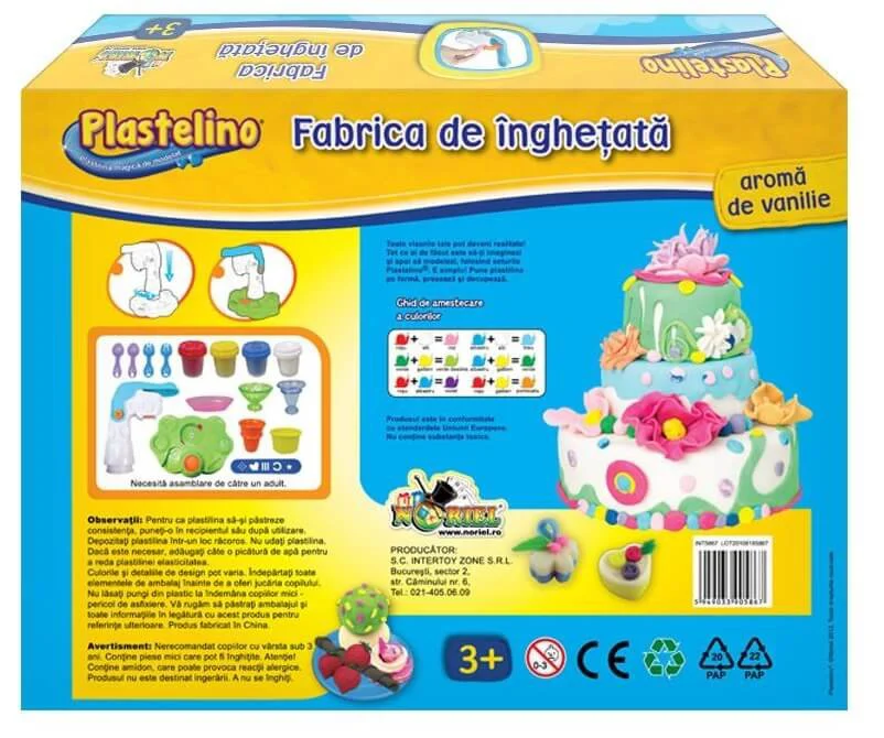 Set de joaca Noriel Plastelino "Fabrica de inghetata"