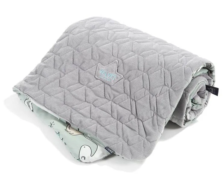 Patura moale La Millou Unicorn Rainbow Knight Dark Grey foto