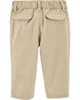 Carter's Set 3 piese Pantaloni bej, body tip camasa in carouri si papion foto