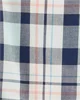 Carter's Set 3 piese Pantaloni bej, body tip camasa in carouri si papion foto