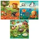 Puzzle educational 3 in 1 Puzzlika Animalute preferate