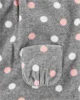 Carter's Set 3 piese bebelus Pantaloni, body si vesta cu buline foto