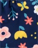 Carter's Set 3 piese bebelus Pantaloni, body si vesta cu flori foto