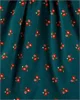 Carter's Rochie de catifea cu volanase si flori foto