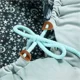 Babynest La Millou Velvet Collection - Dundee & Friends Blue - Dark Grey foto
