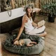 Babynest La Millou Velvet Collection - Heron In Cream Lotus- Smoke Mint foto