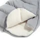 Husa De Iarna Pentru Carucior La Millou - Baby - Velvet Collection - Dark Grey