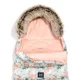 Husa de iarna pentru carucior La Millou - Combo - Blooming Boutique & Powder Pink