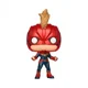 Figurina Captain Marvel in costum Funko Pop seria Captain Marvel, 9.6 cm