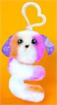 Мягкая игрушка Pomsies Песик Догги на клипсе, 10 см