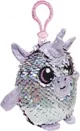 Jucarie moale cu paiete Shimmeez Visatorul Unicorn, 9 cm foto