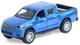 Masina cu inertie Technopark Toyota Hilux (albastru, 1:32) foto