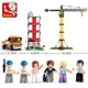 Constructor Sluban Town Camion cu macara de constructie foto