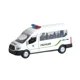Masina cu inertie Technopark Ford Transit Politia (alb, 1:32) foto