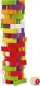 Joc din lemn Hape Jenga, cu legume foto